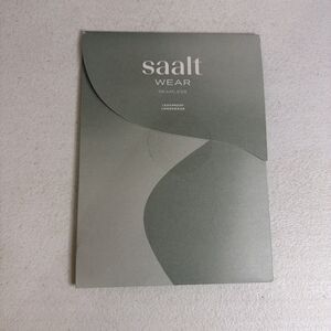 New in Package! Saalt Seamless Leakproof Thong Volcanic Black - Light - M